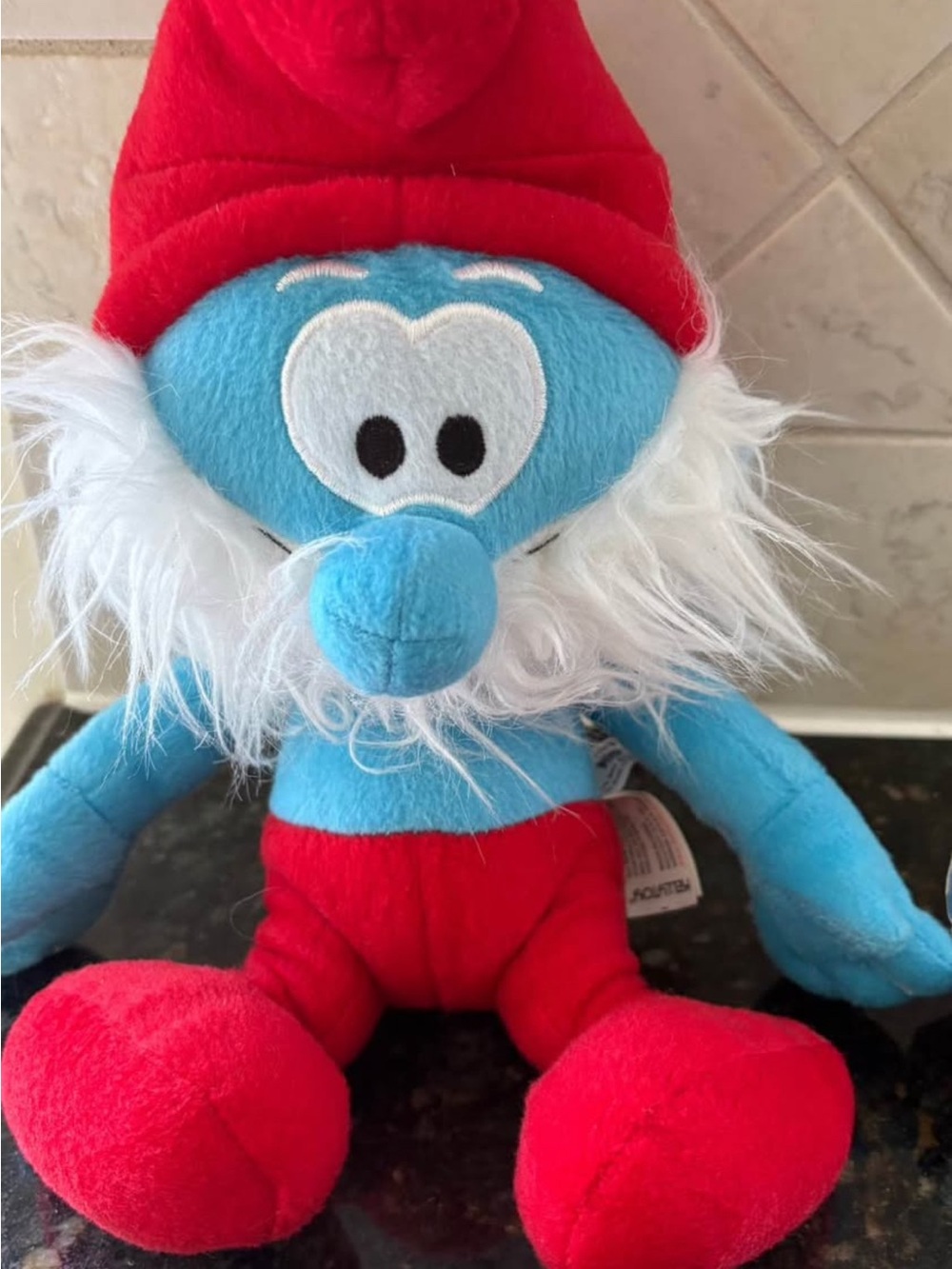 Kellytoy Blue Smurf Plush with Red Hat and Outfit